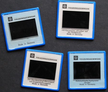 Volkswagen-Factory Carosserieproduktion 1967 four Factory-Slides (0152)